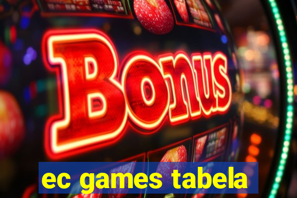 ec games tabela